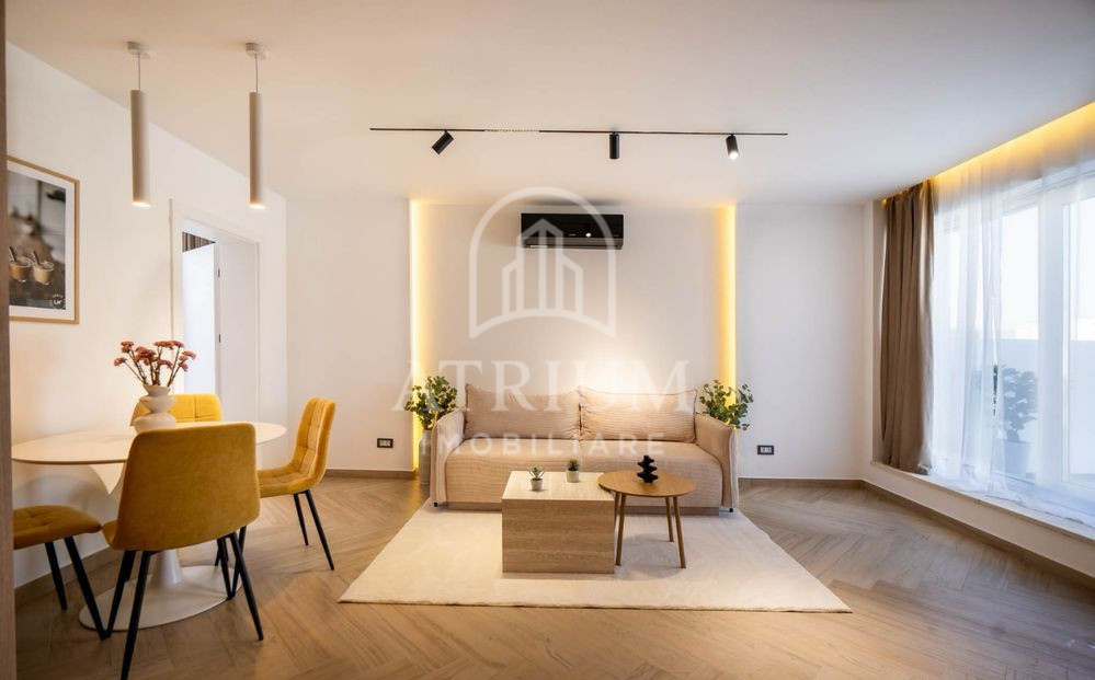 Apartament ultrafinisat cu 2 camere, de inchiriat, Intre Lacuri