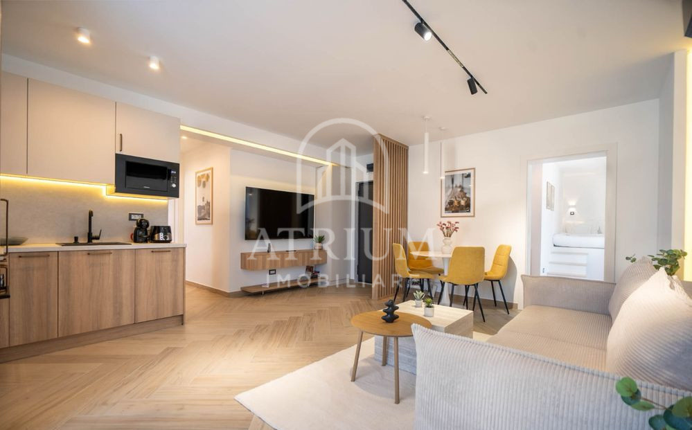 Apartament ultrafinisat cu 2 camere, de inchiriat, Intre Lacuri