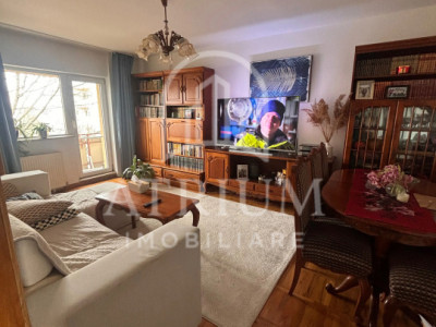 Apartament 4 camere, 78 mp utili cu 8 mp bacoane, boxa 12 mp, zona Marasti