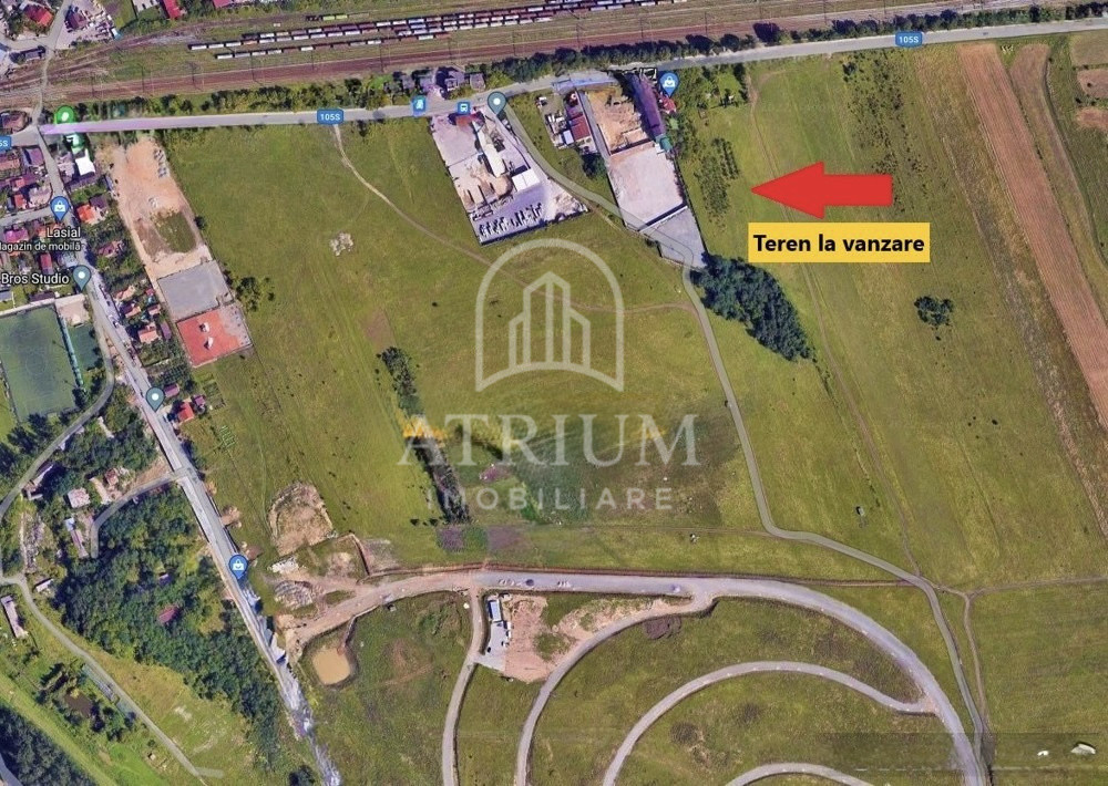 Teren intravilan, 2500mp, front 13m, zona Someșeni