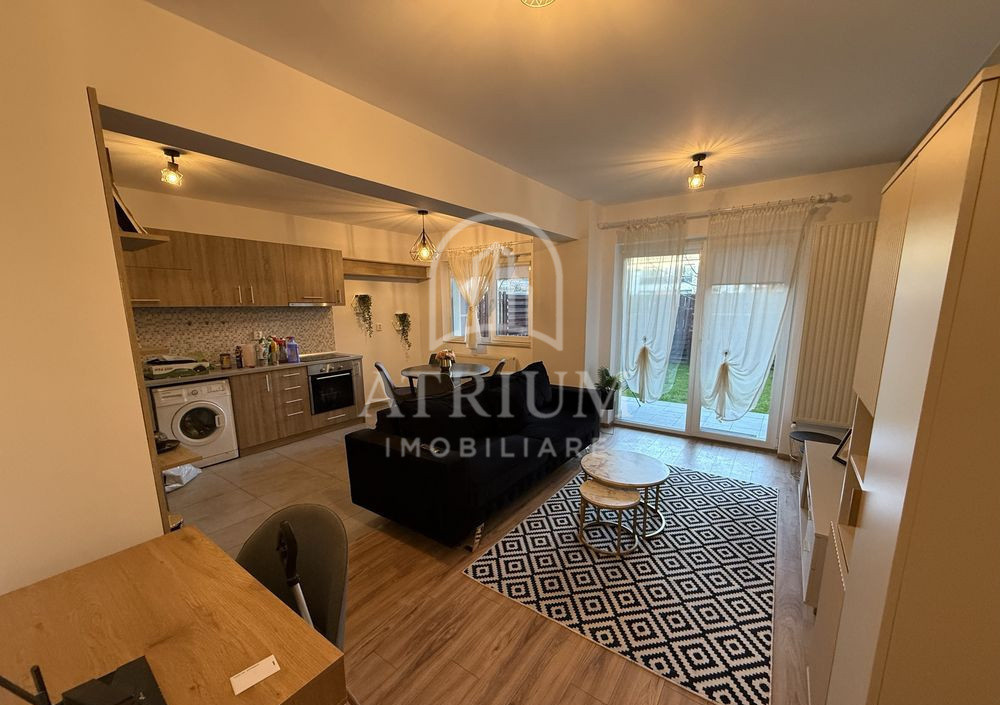 Apartament 2 camere, 51 mp utili cu 20 mp gradina, zona Buna Ziua