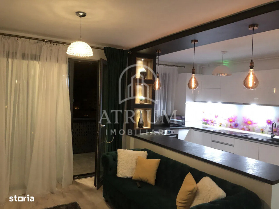 Apartament 2 camere, 56 mp utili cu 6 mp balcon, parcare, zona The office