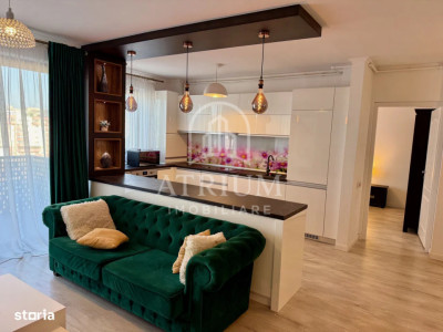 Apartament 2 camere, 56 mp utili cu 6 mp balcon, parcare, zona The office