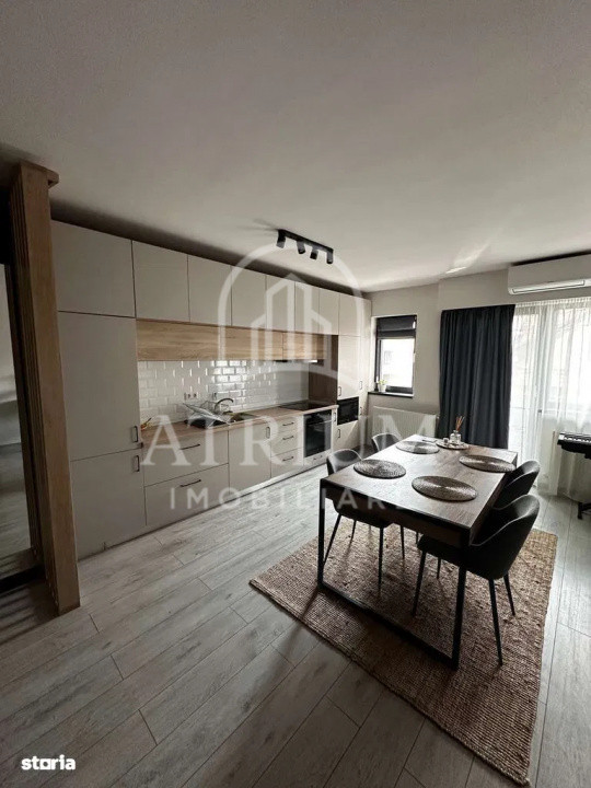 Apartament 2 camere ultrafinisat, 57 mp utili, zona 