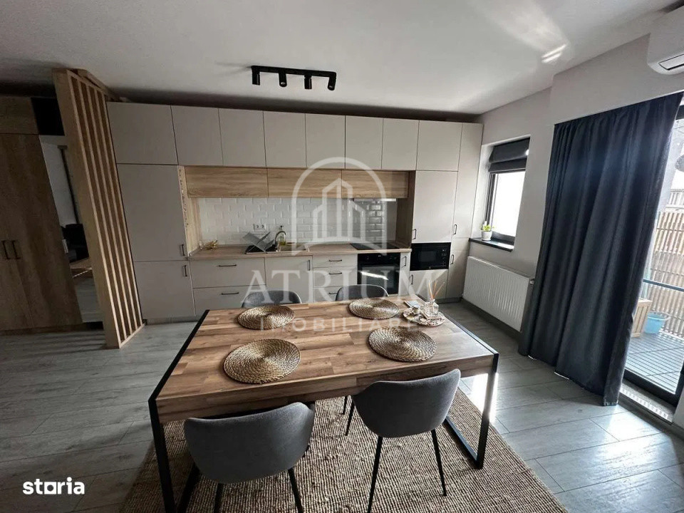 Apartament 2 camere ultrafinisat, 57 mp utili, zona 