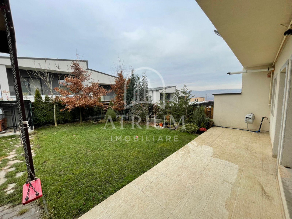 Casa la cheie, 120 mp utili cu 29 mp terasa, 200 mp teren liber, Vivo Floresti