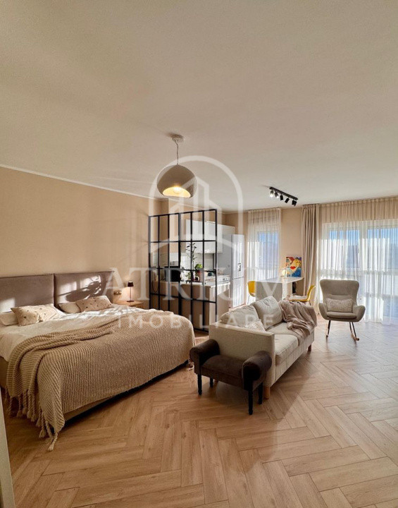 Apartament cu o camere ultramodern, 41 mp utili, zona VIVO-Oncos 