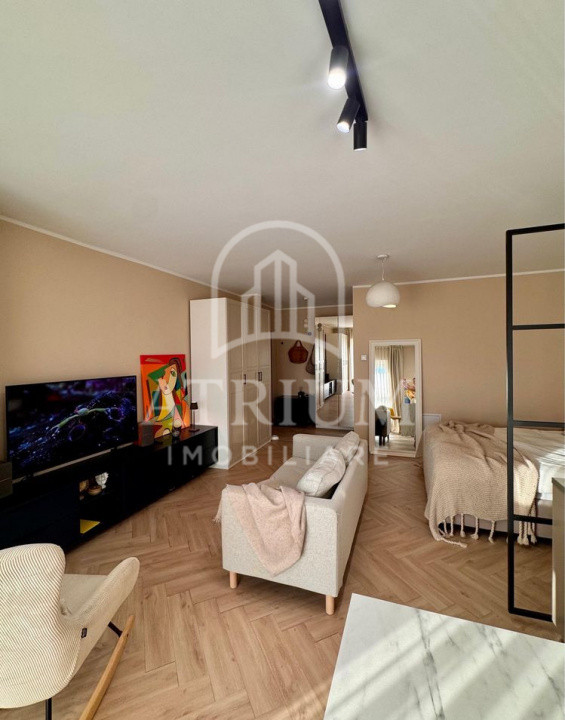 Apartament cu o camere ultramodern, 41 mp utili, zona VIVO-Oncos 