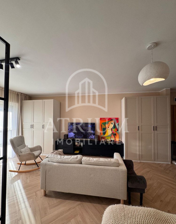 Apartament cu o camere ultramodern, 41 mp utili, zona VIVO-Oncos 