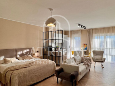 Apartament cu o camere ultramodern, 41 mp utili, zona VIVO-Oncos 