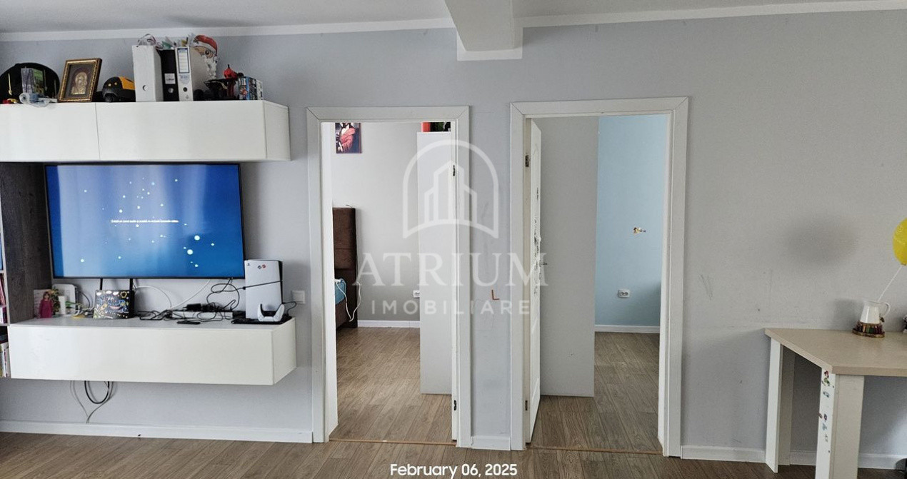 Apartament 3 camere, 61 mp utili cu 9 mp balcon, zona Floresti Sesul de Sus