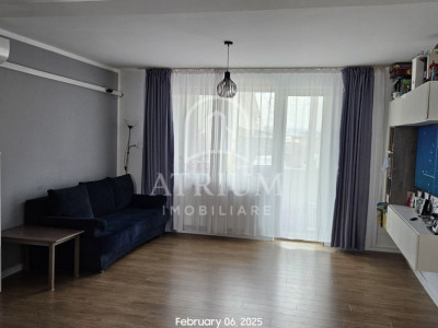Apartament 3 camere, 61 mp utili cu 9 mp balcon, zona Floresti Sesul de Sus