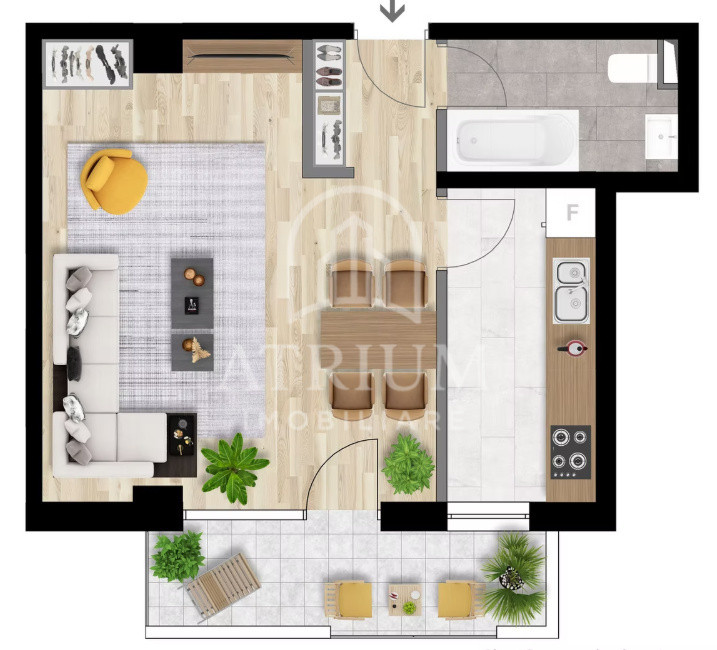 Apartament de vânzare, zona Intre Lacuri