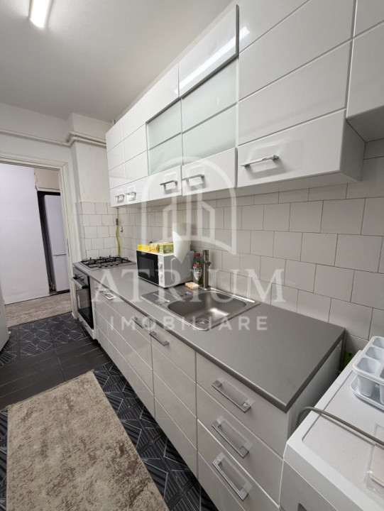 Apartament 43 mp utlili, parter inalt, zona Bucium, Mănăstur
