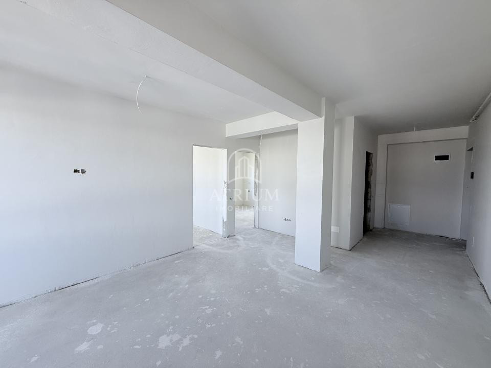 Apartment semi-finisat 3 camere, bloc nou, zona Apahida